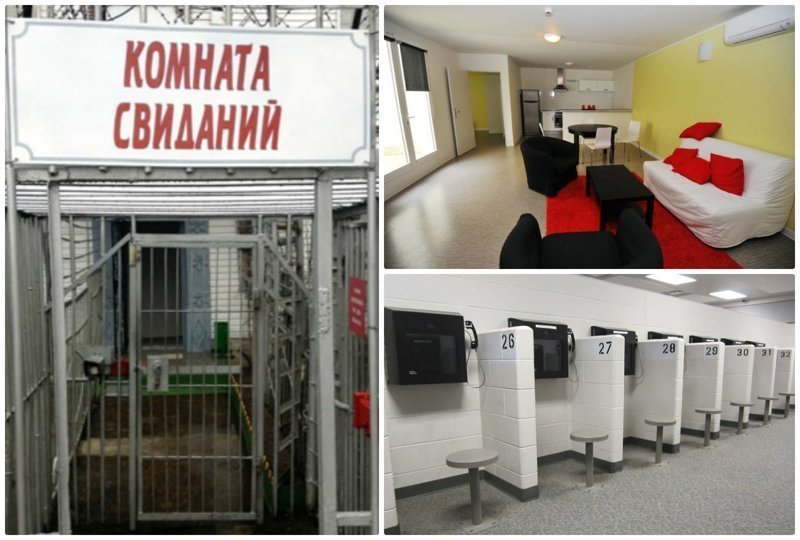 Как выглядят комнаты для свиданий преступников в тюрьмах разных стран