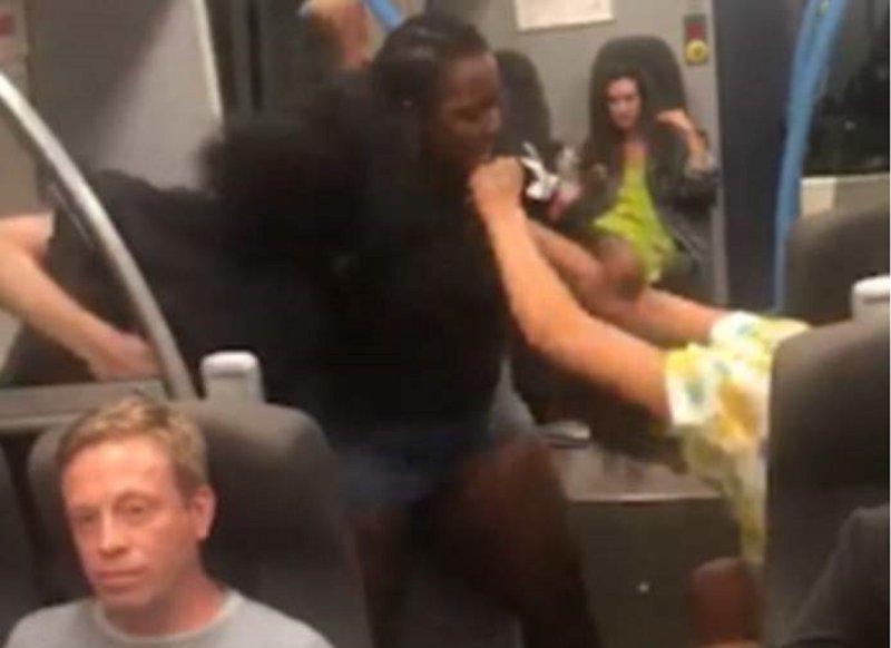 В поезде, следовавшем из Лондона в Бирмингем, темнокожая женщина избила пассажирку