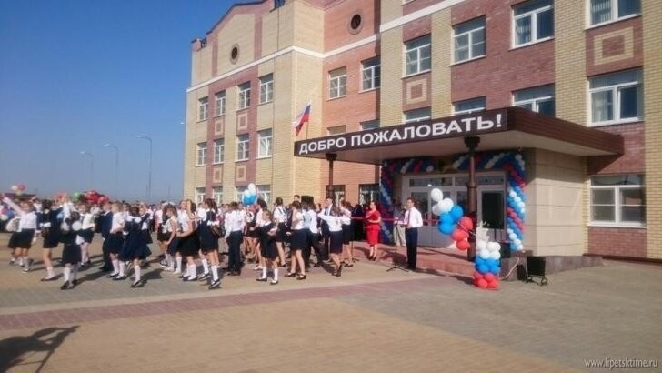 Новую школу открыли в Липецкой области