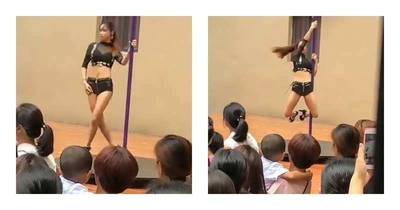 Танцы на пилоне: детсадовцы в Китае необычно отметили День знаний