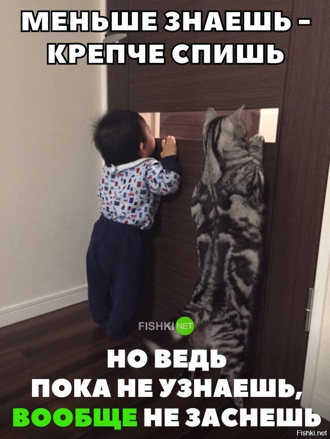 Меньше знаешь - крепче спишь