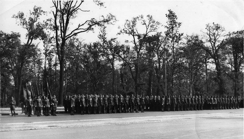 7 сентября 1945 года в Берлине состоялся парад союзнических войск антигитлеровской коалиции