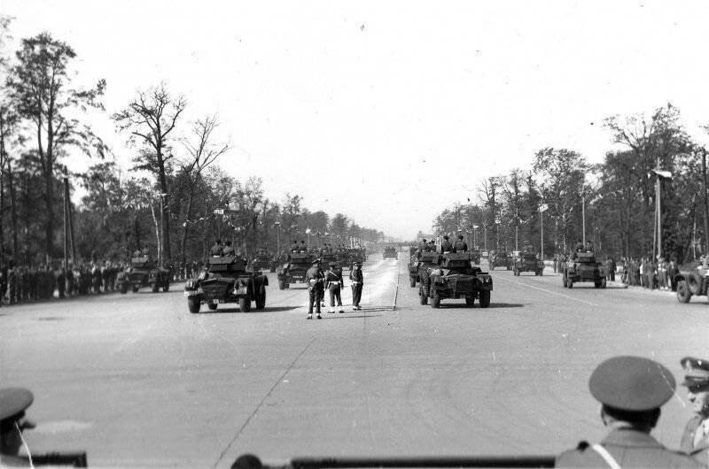 7 сентября 1945 года в Берлине состоялся парад союзнических войск антигитлеровской коалиции