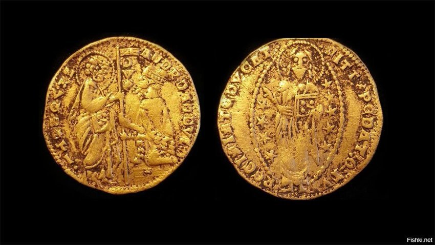 Клад из сотен золотых монет общей стоимостью в несколько миллионов евро нашли...