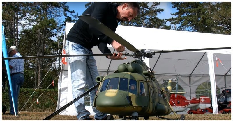 Модель вертолета Ми-8 для больших мальчиков