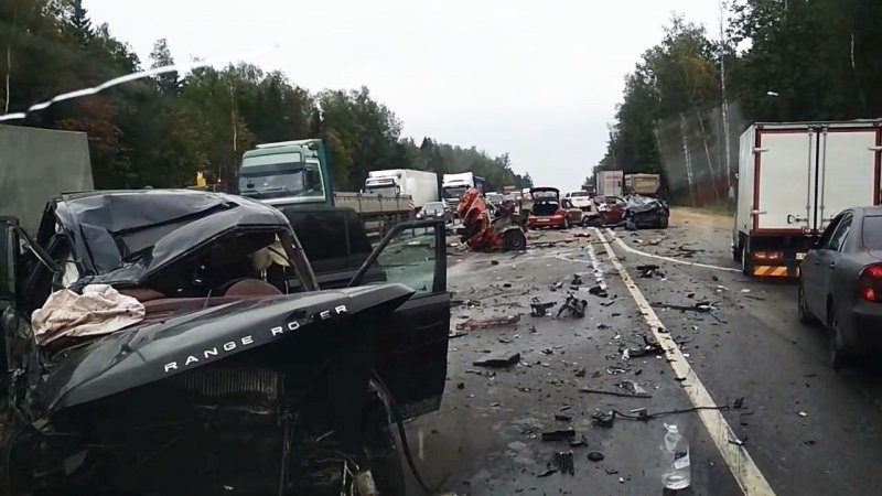 Авария дня. Страшная авария на Минском шоссе
