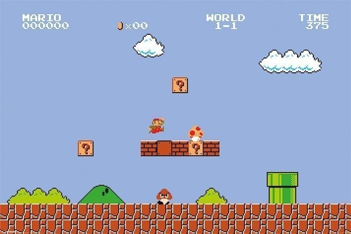 1. «Super Mario Bros» (1985) и «Super Mario Odyssey» (2017)