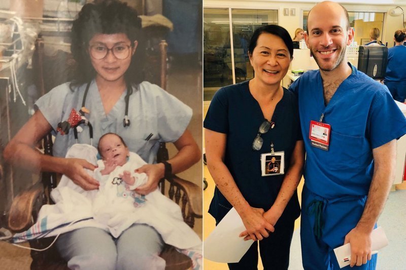 Медсестра узнала в коллеге малыша, которого спасла почти 30 лет назад