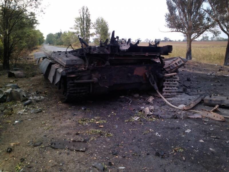 Применение танков серии Т-64 украинской армией в боевых условиях