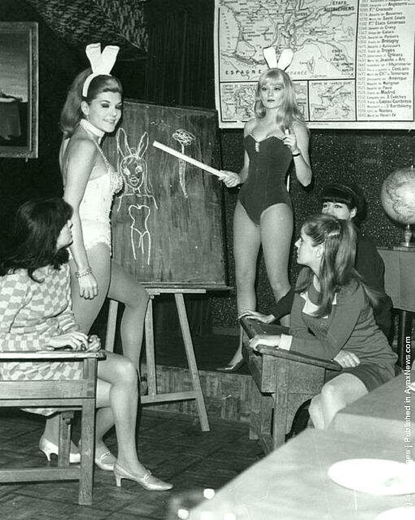 Тренинги Playboy для перспективных Playboy Bunnies. 1965