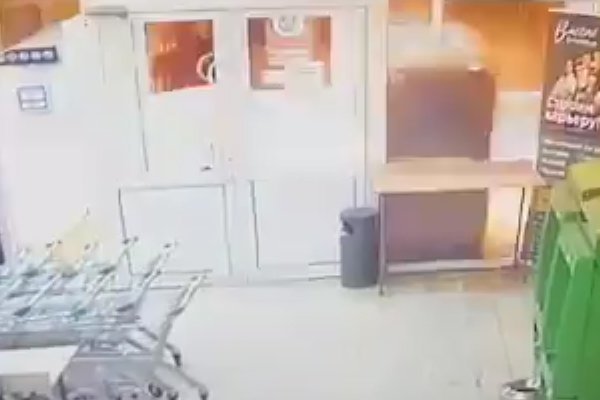 Появилось видео подрыва банкомата