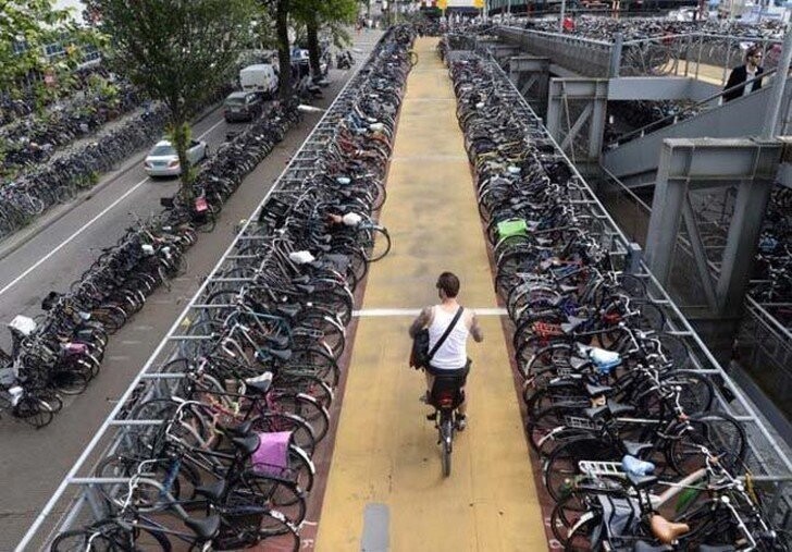 Использование велосипедов вместо машин
