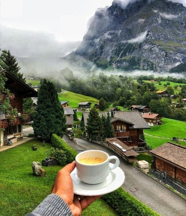 Утро в Швейцарии