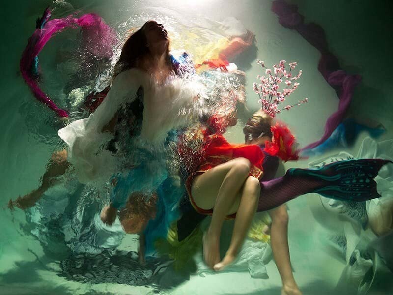 Эти потрясающие подводные фотографии похожи на драматические картины в стиле барокко