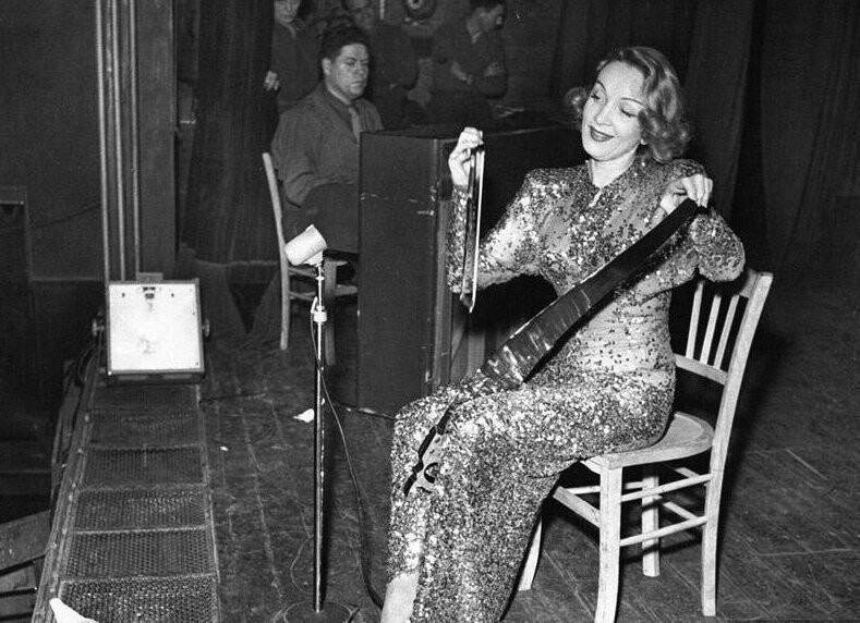 22. What links Marlene Dietrich and a musical saw?