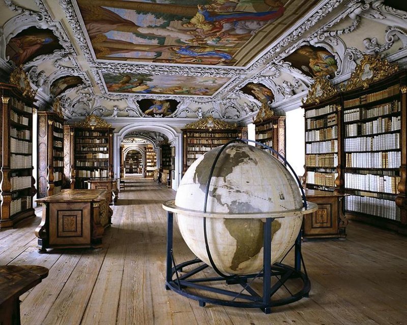 Библиотека монастыря Виблинген, Виблинген, Германия
