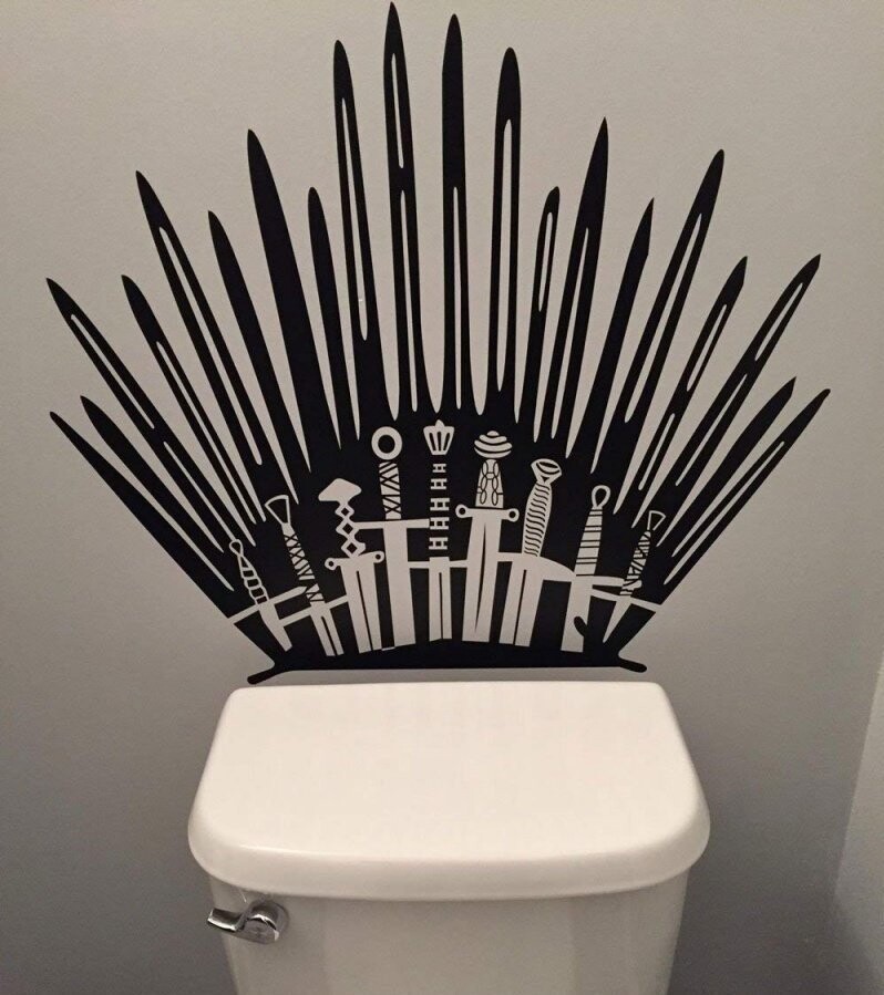 Сделайте свой собственный трон в туалете