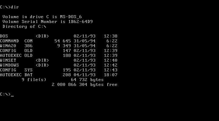 История MS-DOS