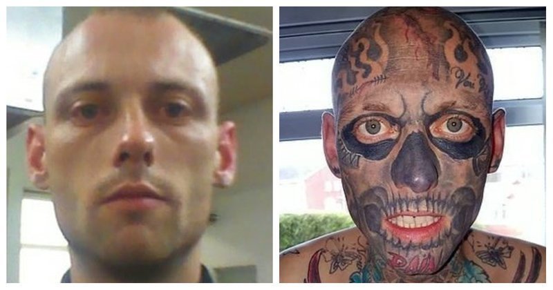 Мужчина потратил $36000 на татуировки, превратив себя в живой скелет
