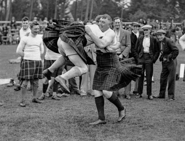 Шотландская борьба. 1929 г