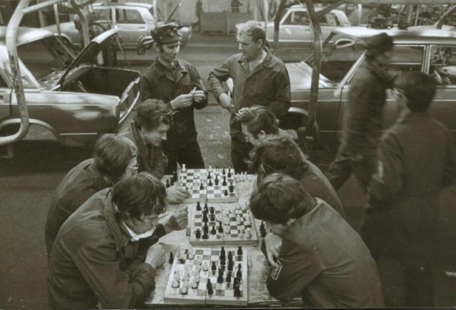 Шахматные баталии рабочих конвейера Волжского автозавода, 1981 год, Тольятти