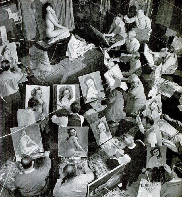 Businessmen’s Art Class, 1944 