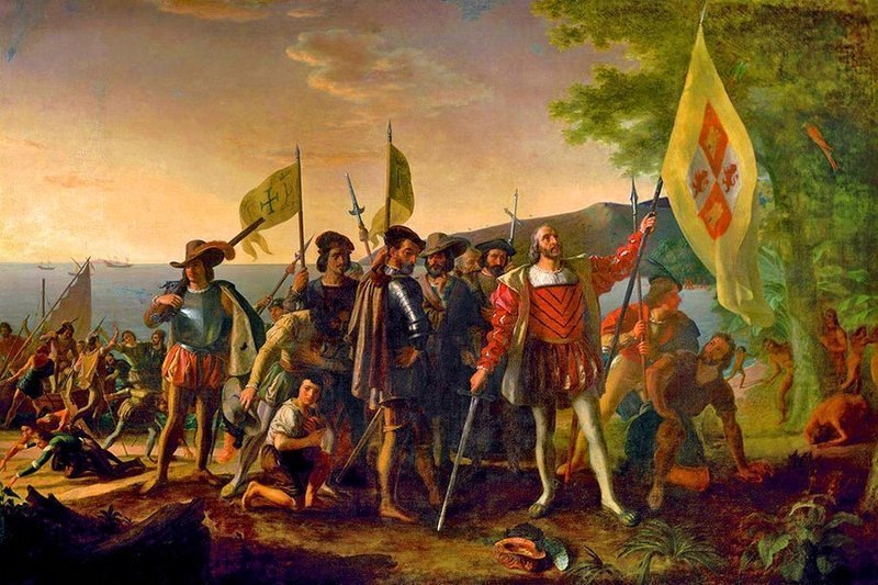 12 октября 1492 года Колумб открыл Америку
