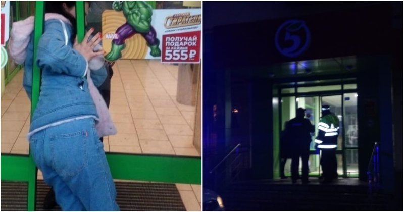 Жительница Нижнекамска застряла в дверях при попытке взломать супермаркет 