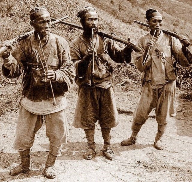 Охотники на тигров, Корея, 1920 год.