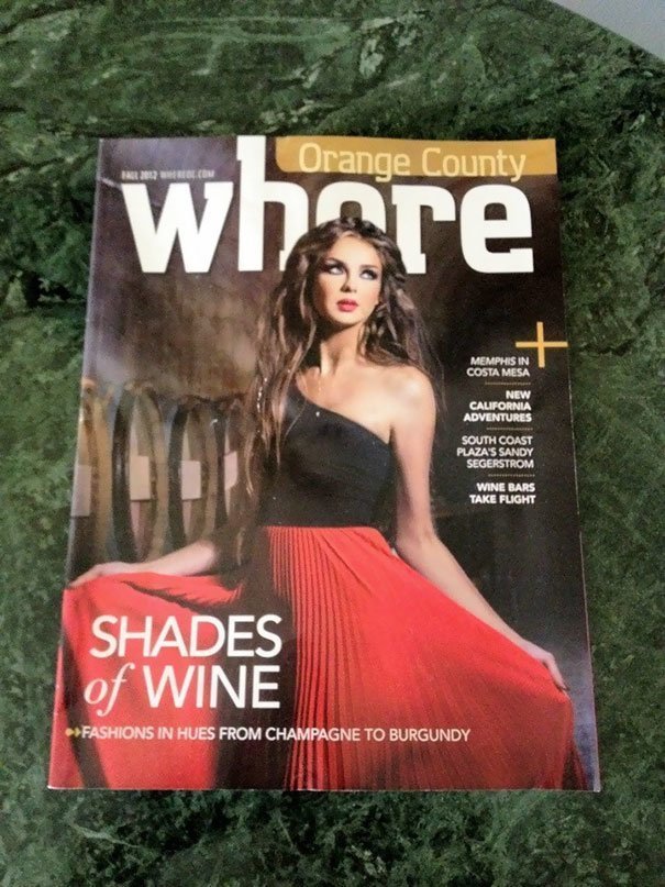 Если ваш журнал называется Where («Где»), нужно быть аккуратнее с фотографиями на обложке (Whore — «Шлюха»).