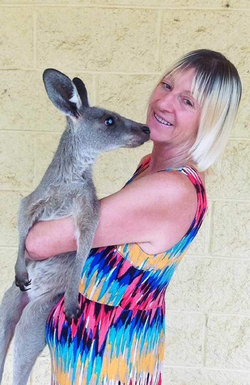 В Австралии кенгуру жестоко избил женщину