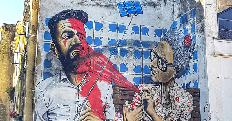 Искусство в городе: власти разрешили уличным художникам разрисовать Лиссабон