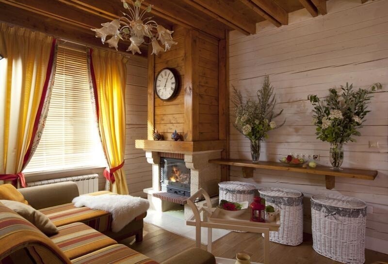 Скандинавский стиль в интерьере деревянного дома