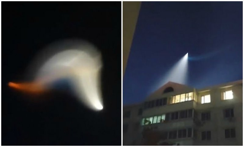 И снова НЛО: в небе над Пекином заметили загадочное свечение