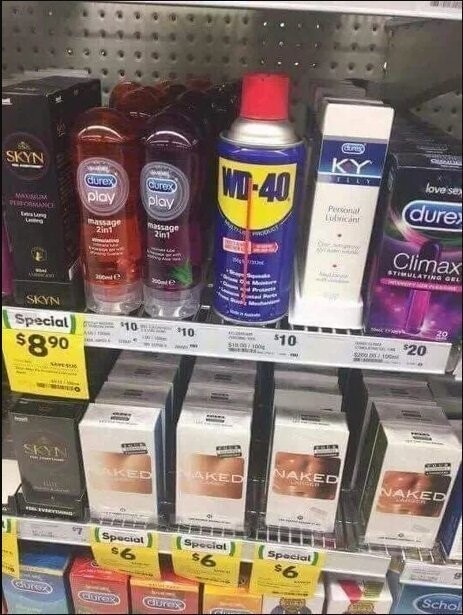 Ещё одно применение WD-40 )))