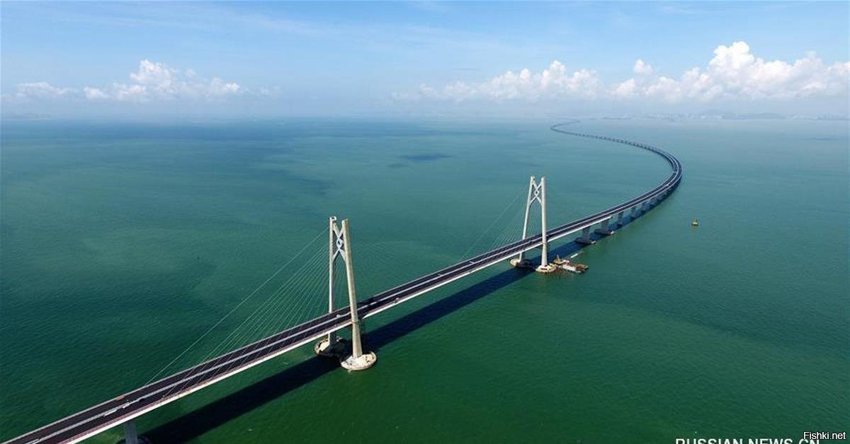 В Китае открыли самый протяжённый морской мост в мире