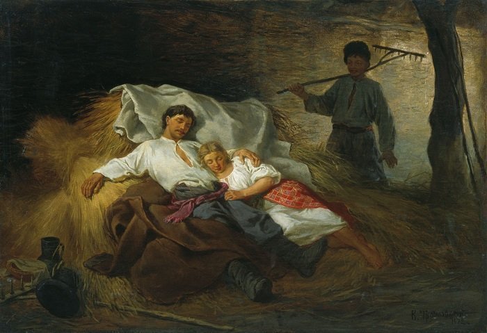 Сон супругов в одной постели