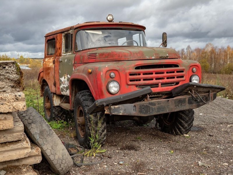 Внедорожный грузовой монстр из ГАЗ-66 и пожарного ЗИЛ-130