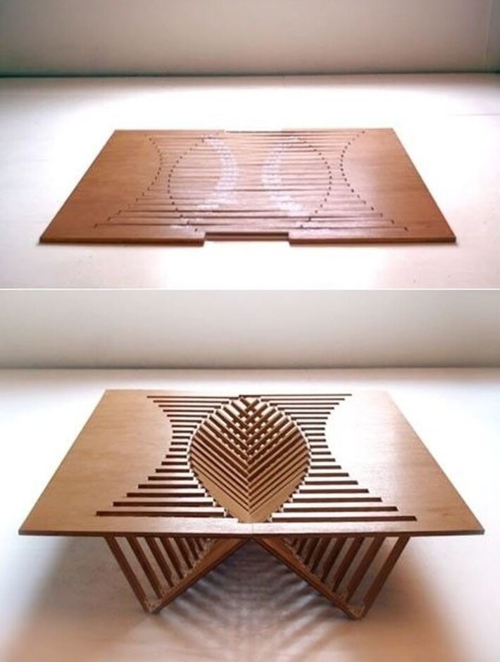 4. Раскладной деревянный стол