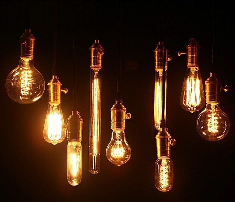 Винтаж лампочки Эдисона