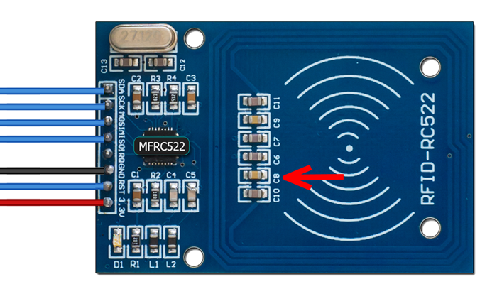 Подключаем считыватель RFID RC522. Читаем билеты метро
