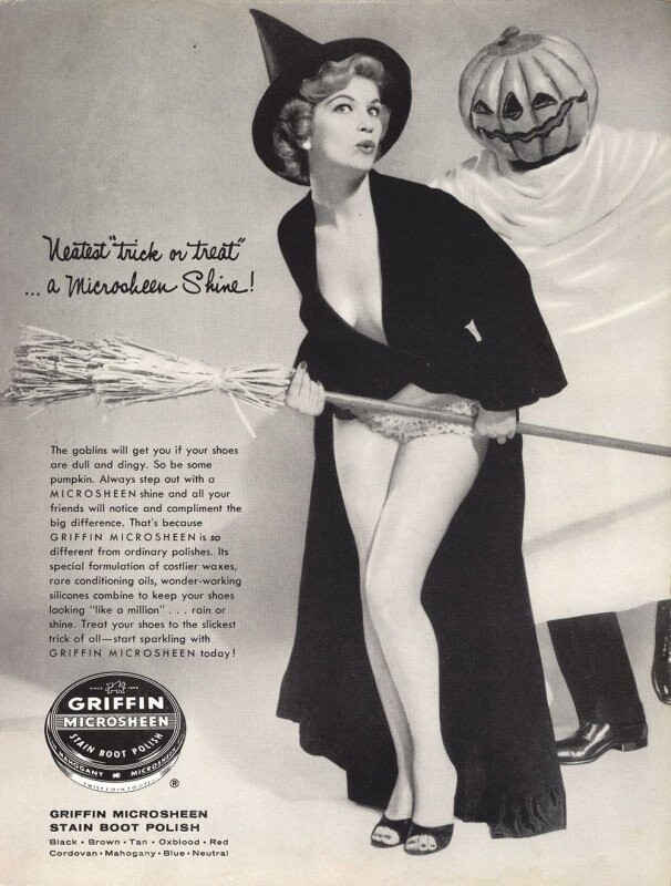 Реклама гуталина. США. 1950-е годы.