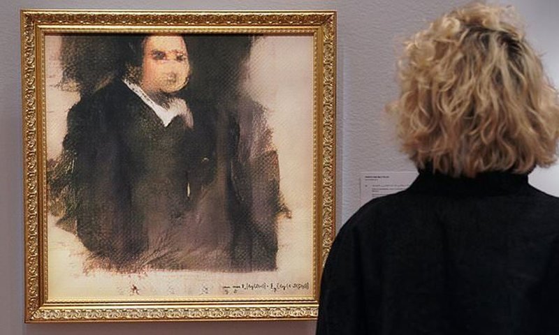 Портрет, созданный искусственным интеллектом, продали за $432 500