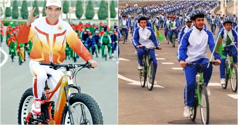 Бюджетников Туркмении обяжут купить велосипед у родственников президента страны