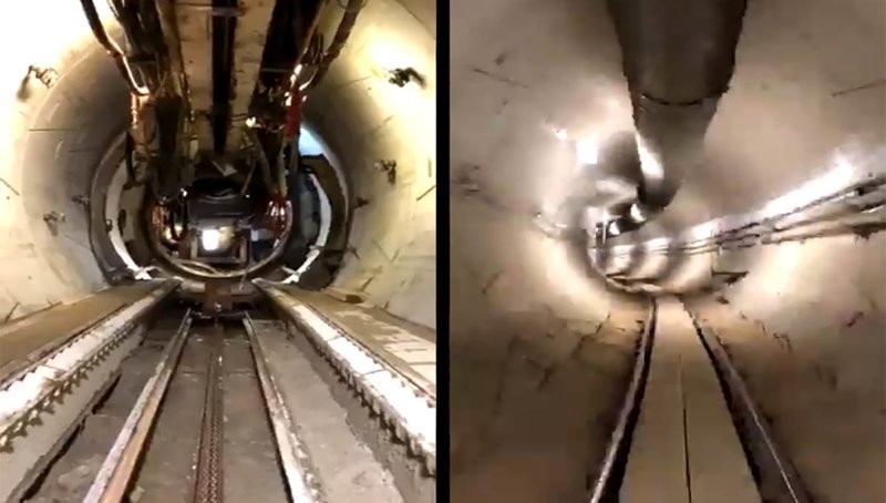 Илон Маск показал новый скоростной тоннель под Лос-Анджелесом