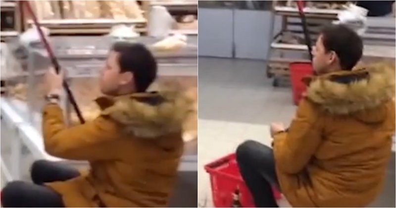 Полиция Казани задержала рыбака, пришедшего с удочкой в супермаркет