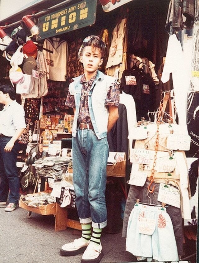 Японский модник, Токио, 1980-е.