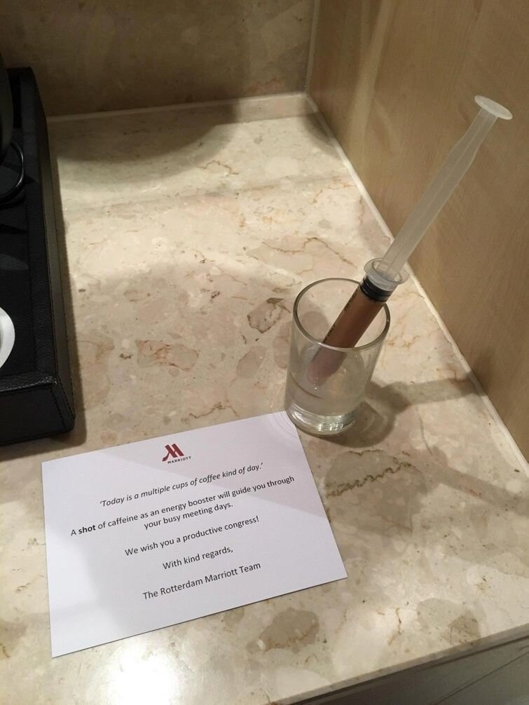"После трансатлантического перелёта этот отель в Нидерландах предлагает кофеиновый шот, чтобы взбодриться"