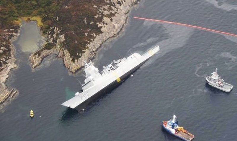 Российские РЭБ утопили норвежский военный фрегат