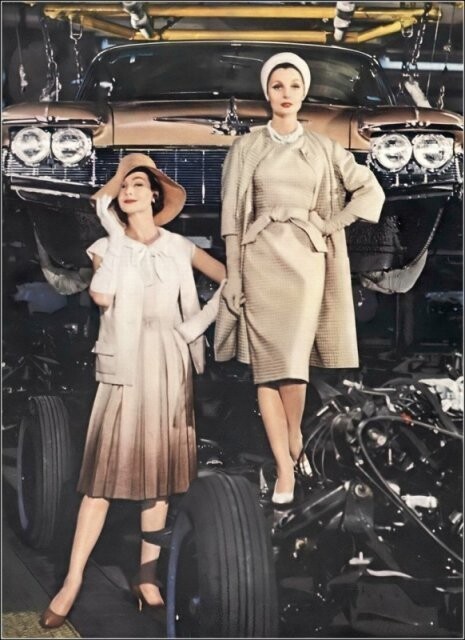 Модели Vogue в Детройте. 15 января 1960